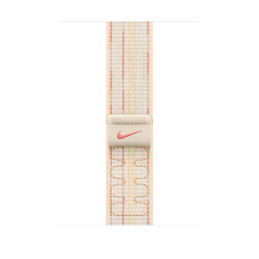 Apple Sport Loop Nike 46mm • Starlight/Pink