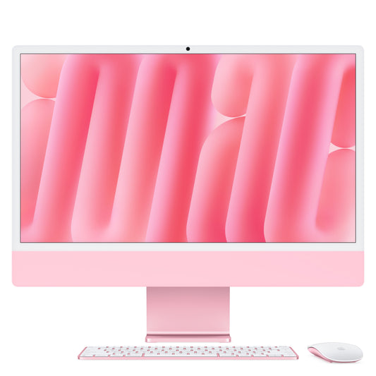 iMac 24" M4 10C/16GB/512GB/GPU10C/Gbit • Suisse-Français • Touch Num • Rose