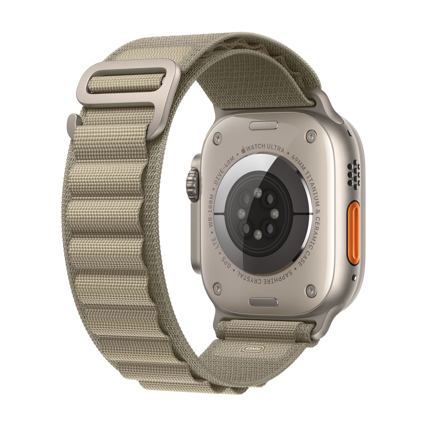 Apple Watch Ultra 2 • Boîtier en Titane • 49 mm • Boucle Olive L