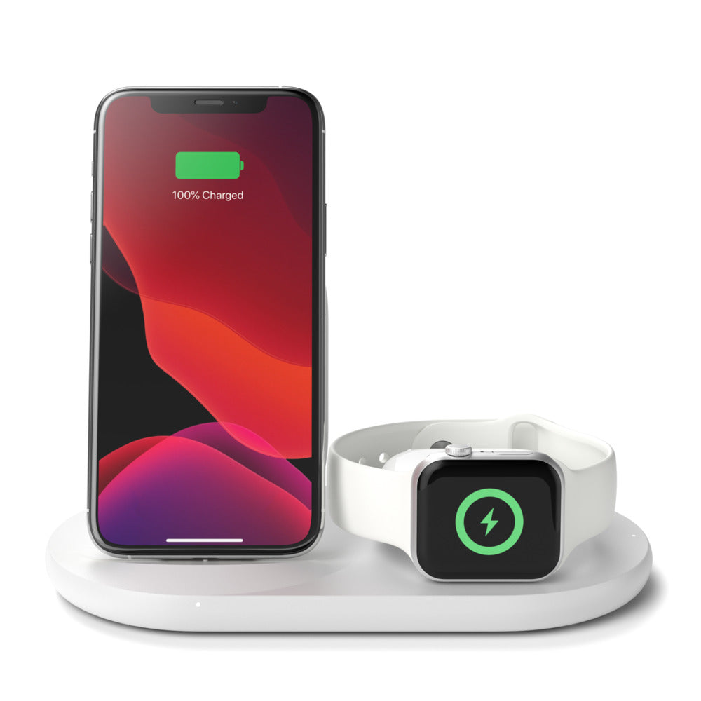 Belkin Wireless Boost Charge 3 in 1 • Blanc
