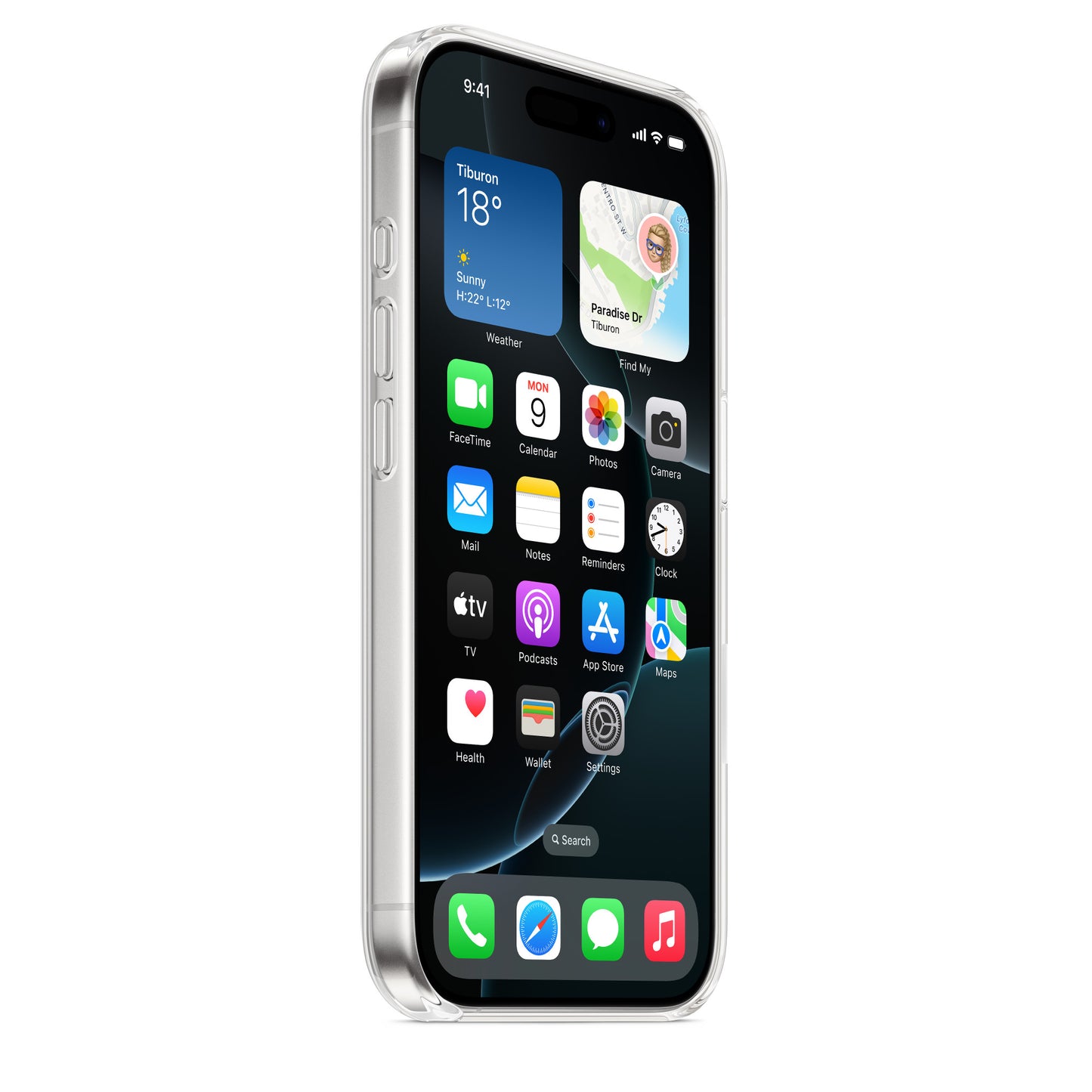 Apple Coque transparente avec MagSafe pour iPhone 16 Pro