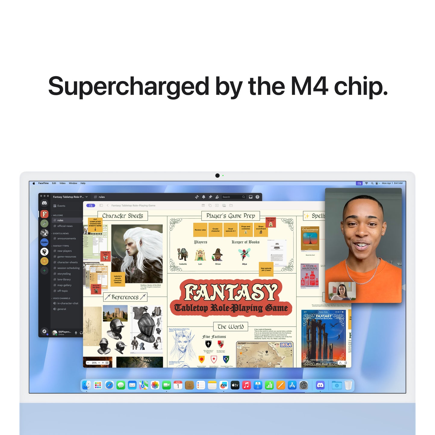 iMac 24" M4 10C/16GB/256GB/GPU10C/Gbit • Suisse-Français • Touch Num • Bleu