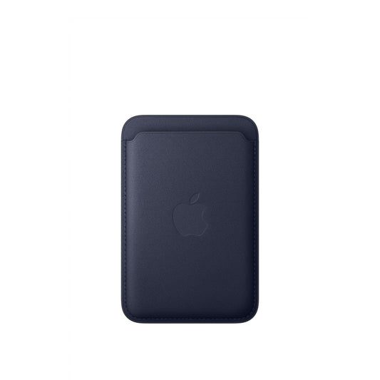 Porte-cartes en tissage fin pour iPhone avec MagSafe - Marine