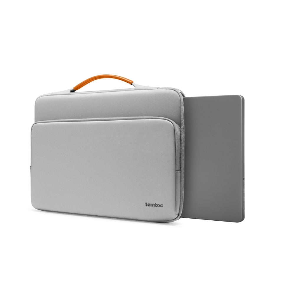 Tomtoc • Defender A14 pour MacBook Air M4 / Pro 13" • Argent