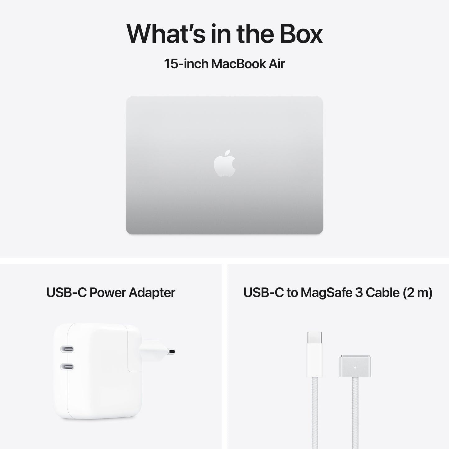 MacBook Air 15" M4 10C/24GB/512GB/GPU10C • Français • Argent