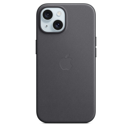 Apple Coque en tissage fin avec MagSafe pour iPhone 15 • Noir - Occasion