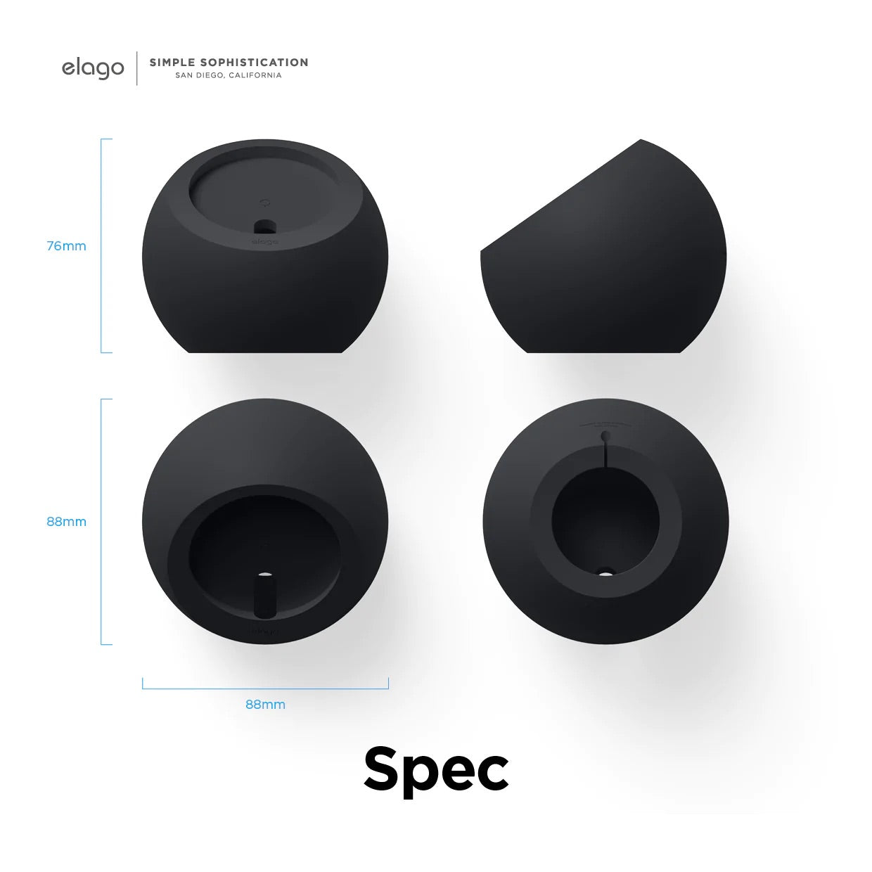 ELAGO MS2 Support pour Magsafe • Bleu Nuit