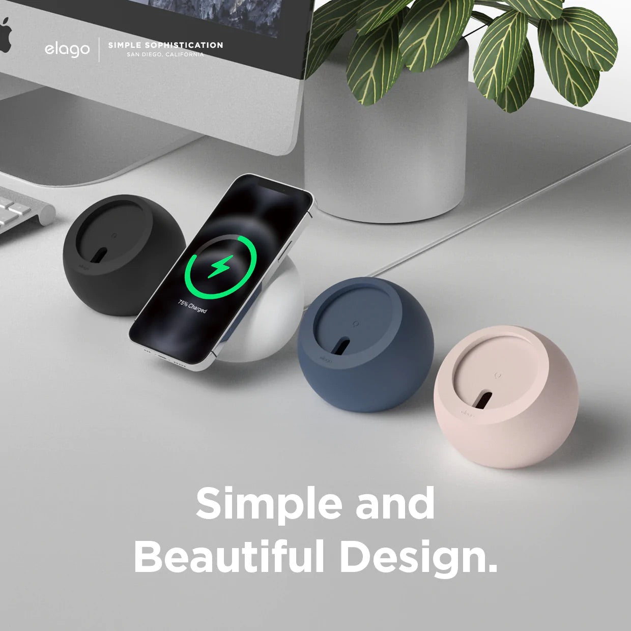 ELAGO MS2 Support pour Magsafe • Bleu Nuit