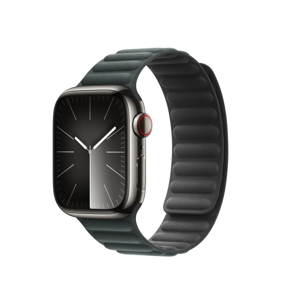 Apple • Bracelet à maillons magnétique Chêne Vert 41 mm - S/M