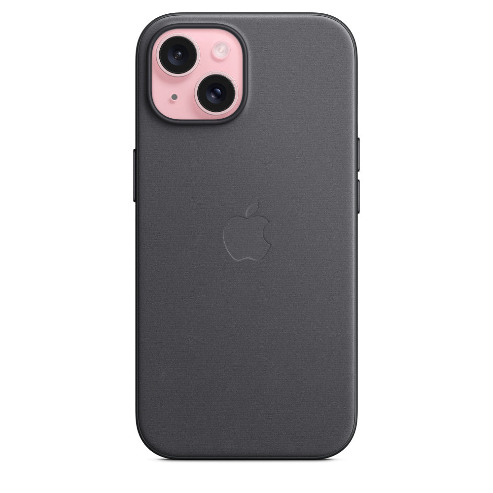 Apple Coque en tissage fin avec MagSafe pour iPhone 15 • Noir