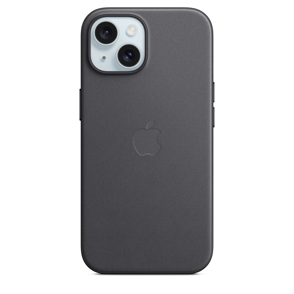 Apple Coque en tissage fin avec MagSafe pour iPhone 15 • Noir