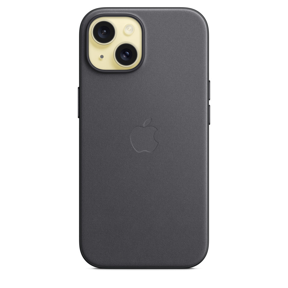 Apple Coque en tissage fin avec MagSafe pour iPhone 15 • Noir
