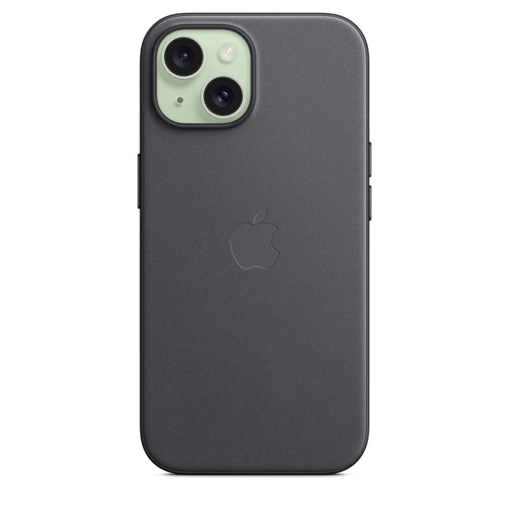 Apple Coque en tissage fin avec MagSafe pour iPhone 15 • Noir