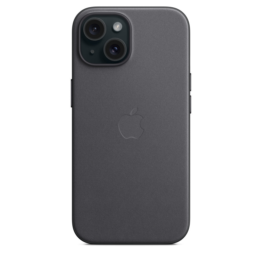 Apple Coque en tissage fin avec MagSafe pour iPhone 15 • Noir