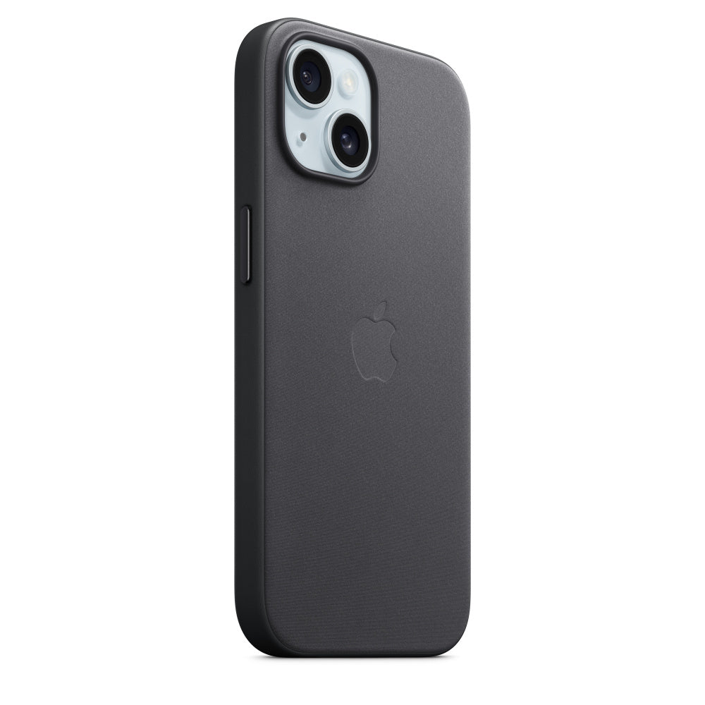 Apple Coque en tissage fin avec MagSafe pour iPhone 15 • Noir