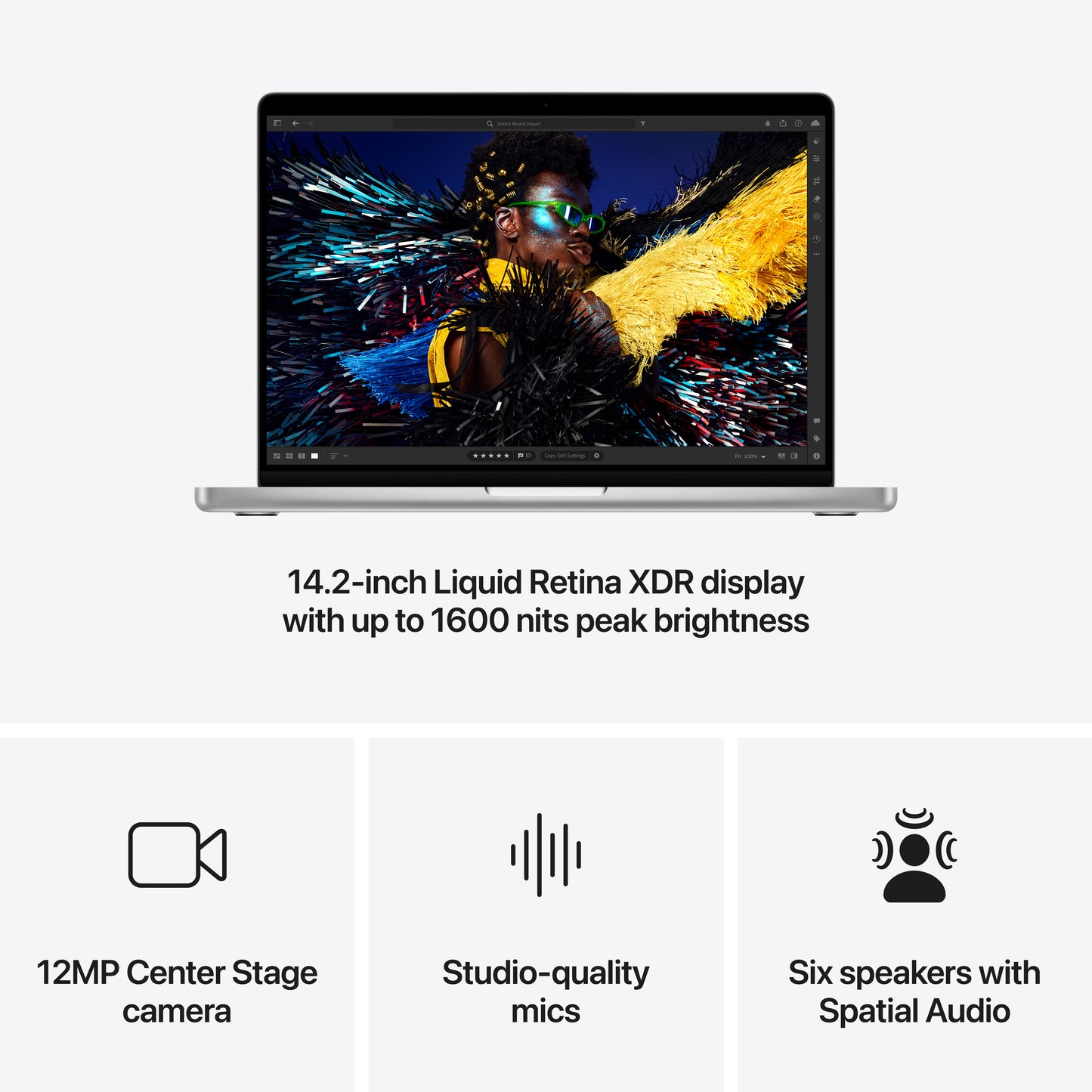 MacBook Pro 14" M4Pro 14C/24GB/1TB/GPU20C • Suisse-Français • Argent