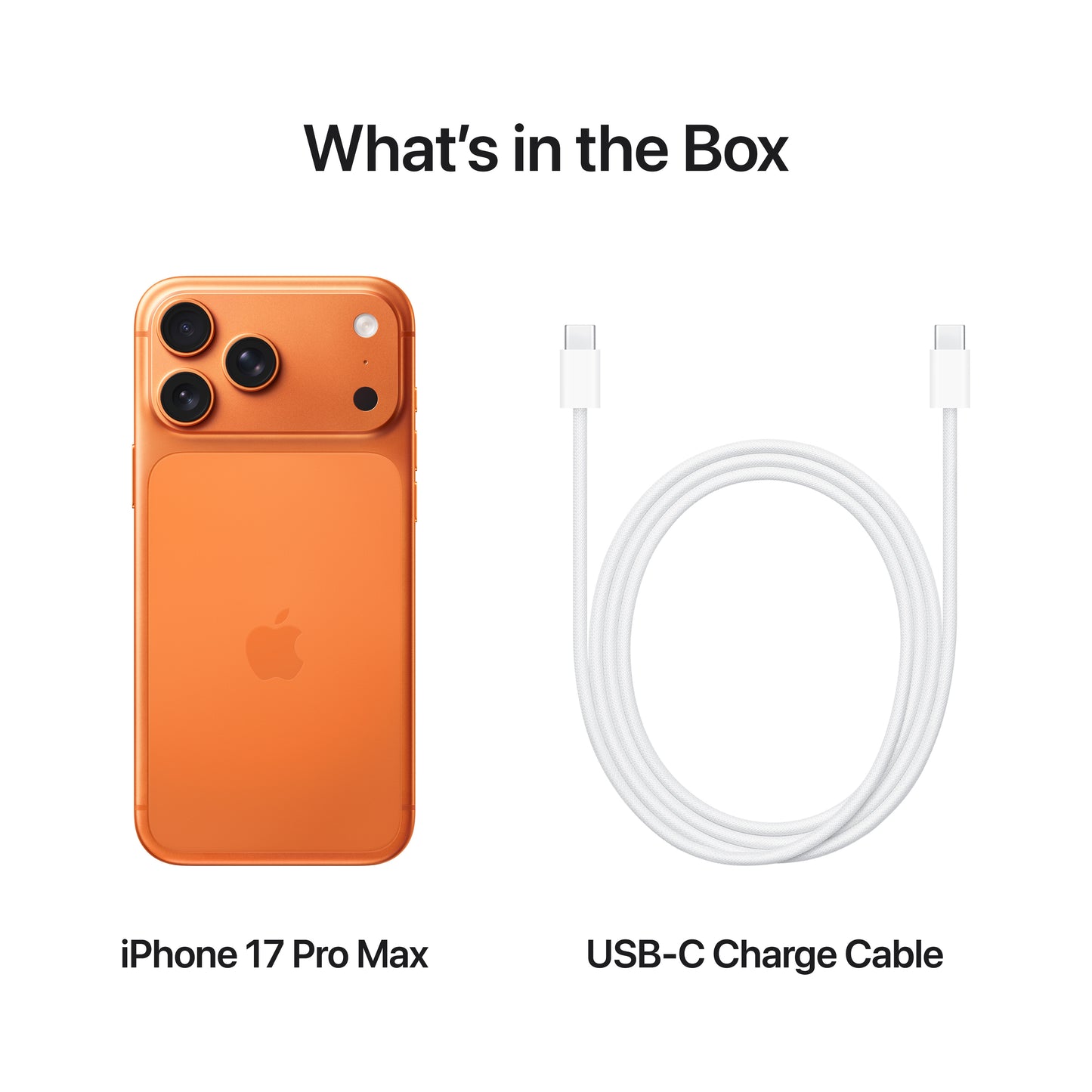 iPhone 17 Pro Max • 256GB • Orange Cosmique
