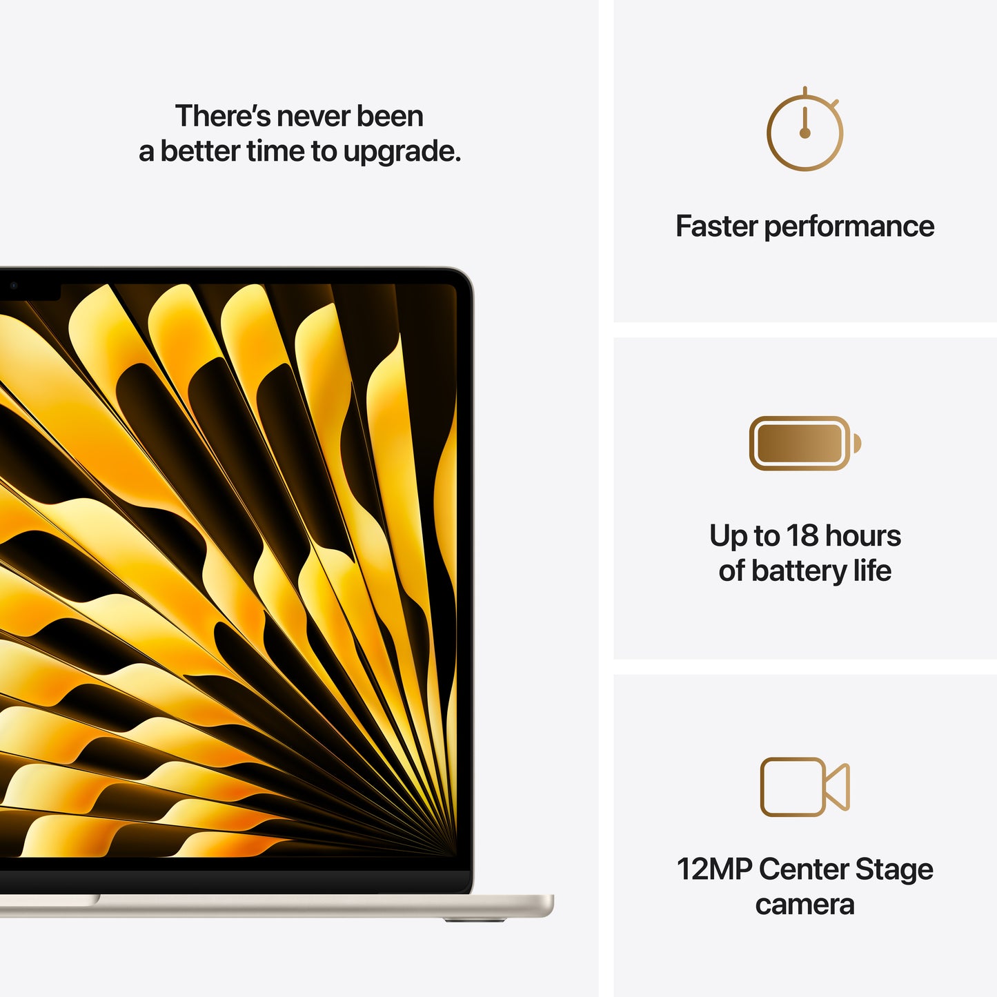 MacBook Air 15" M4 10C/16GB/512GB/GPU10C • Suisse-Français • Lumière Stellaire