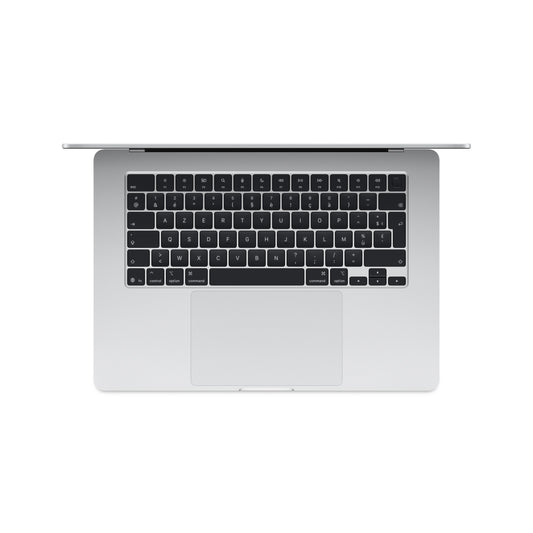 MacBook Air 15 pouces: Puce Apple M5 avec CPU 10 cœurs et GPU 10 cœurs, 512 Go SSD - Argent