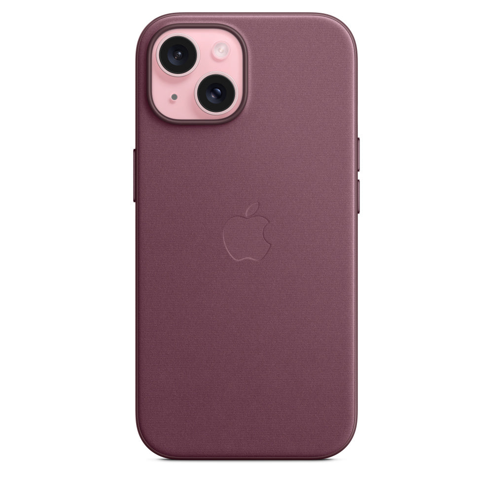 Apple Coque en tissage fin avec MagSafe pour iPhone 15 • Mûre