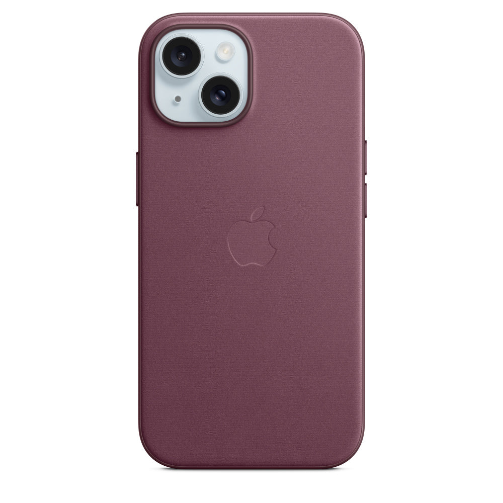 Apple Coque en tissage fin avec MagSafe pour iPhone 15 • Mûre
