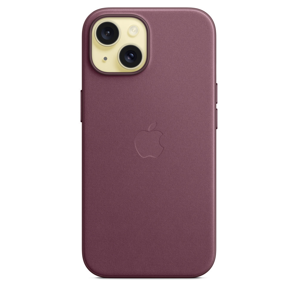 Apple Coque en tissage fin avec MagSafe pour iPhone 15 • Mûre
