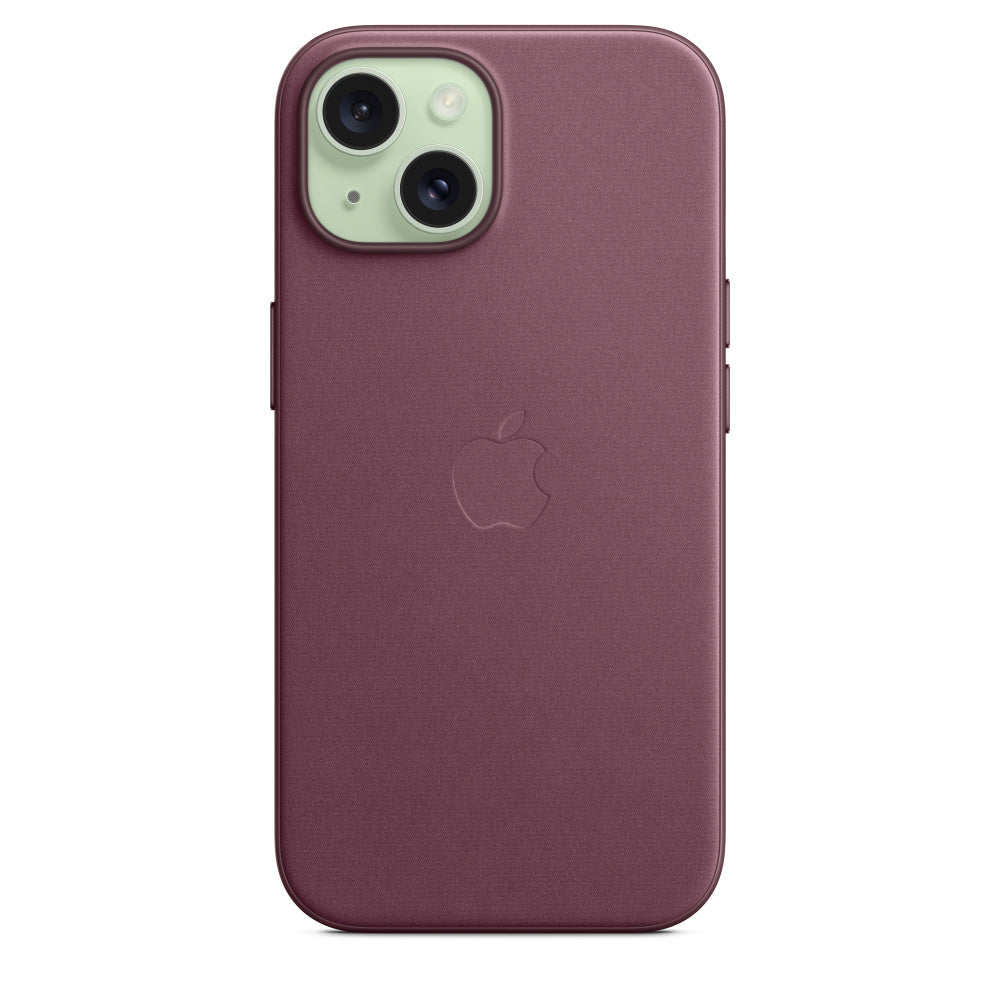Apple Coque en tissage fin avec MagSafe pour iPhone 15 • Mûre