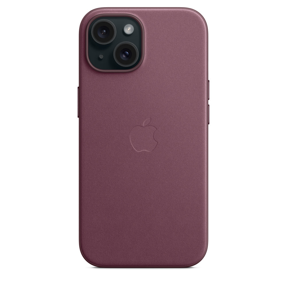 Apple Coque en tissage fin avec MagSafe pour iPhone 15 • Mûre