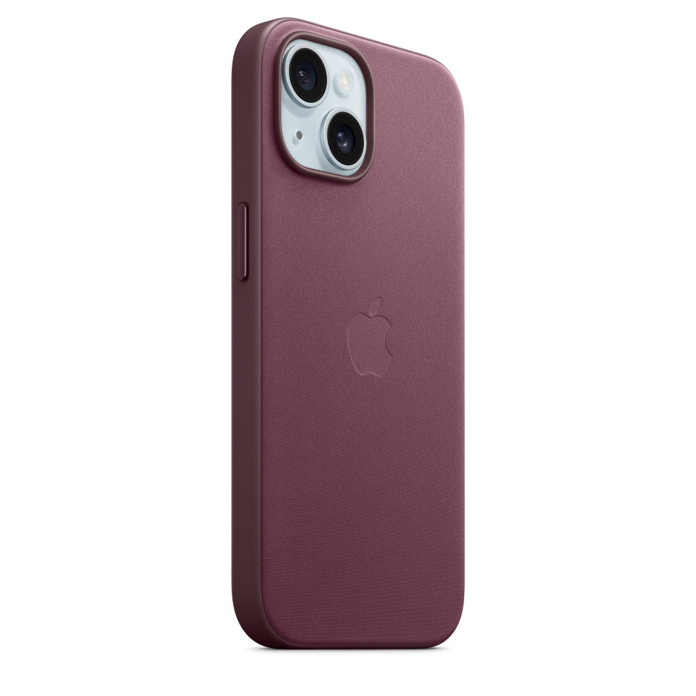 Apple Coque en tissage fin avec MagSafe pour iPhone 15 • Mûre