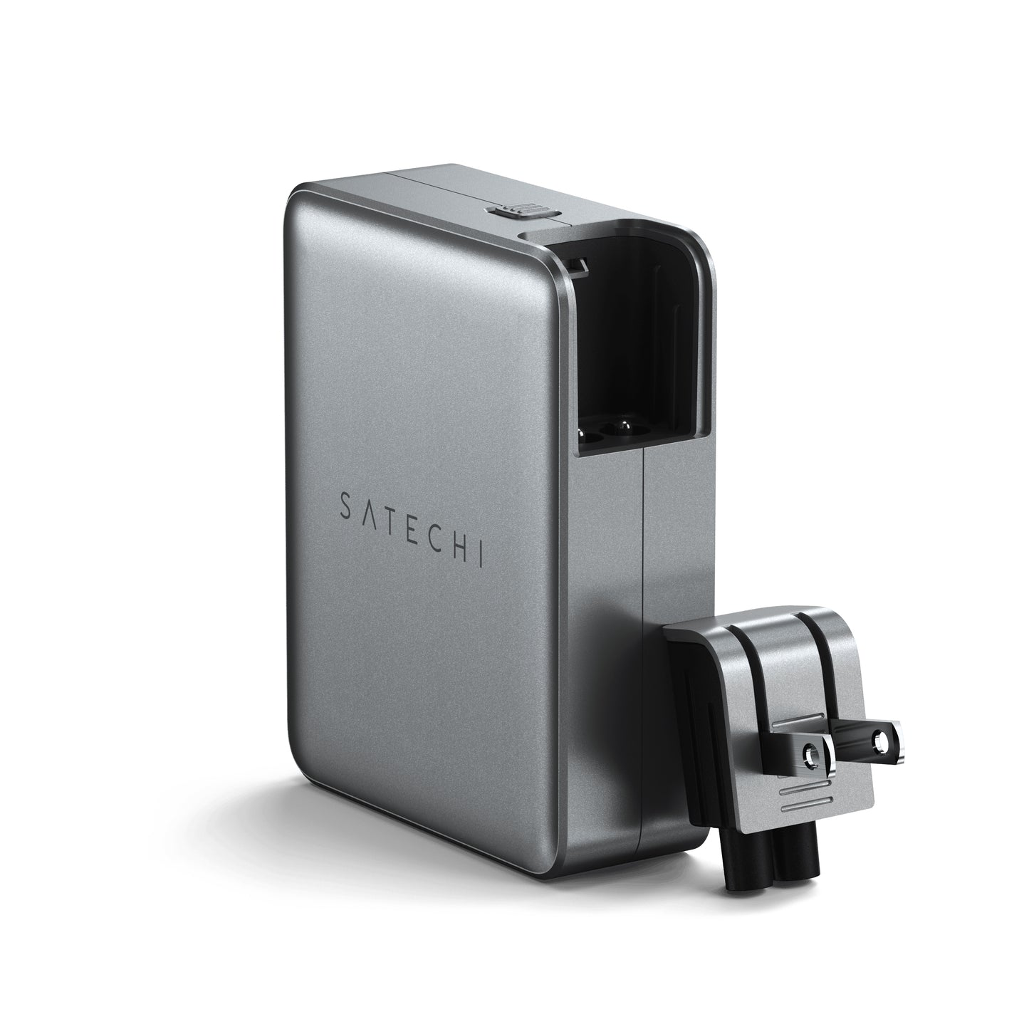 Satechi • Chargeur de Voyage USB‑C 4 Ports GaN 145 W • Argent
