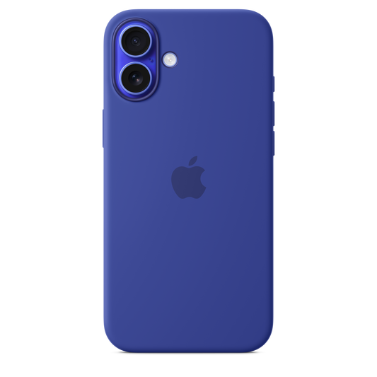 Coque en silicone avec MagSafe pour iPhone 16 Plus - Outremer