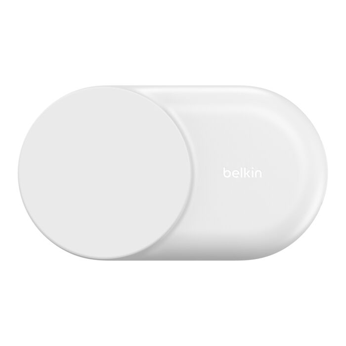 Belkin • Socle de recharge 3‑en‑1 UltraCharge avec Qi2 • 25 W • Blanc