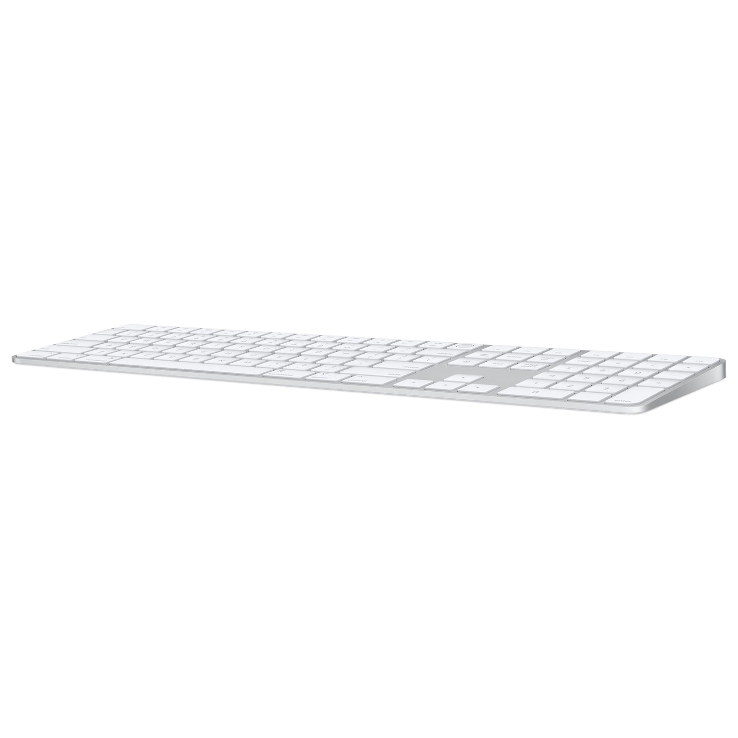 Apple Magic Keyboard Numérique avec Touch ID • Suisse-Français • Argent, Blanc