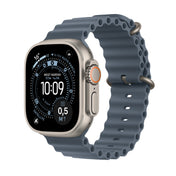 Apple • Apple Watch Ultra 3 • Titane naturel • Bracelet Ocean Bleu maritime