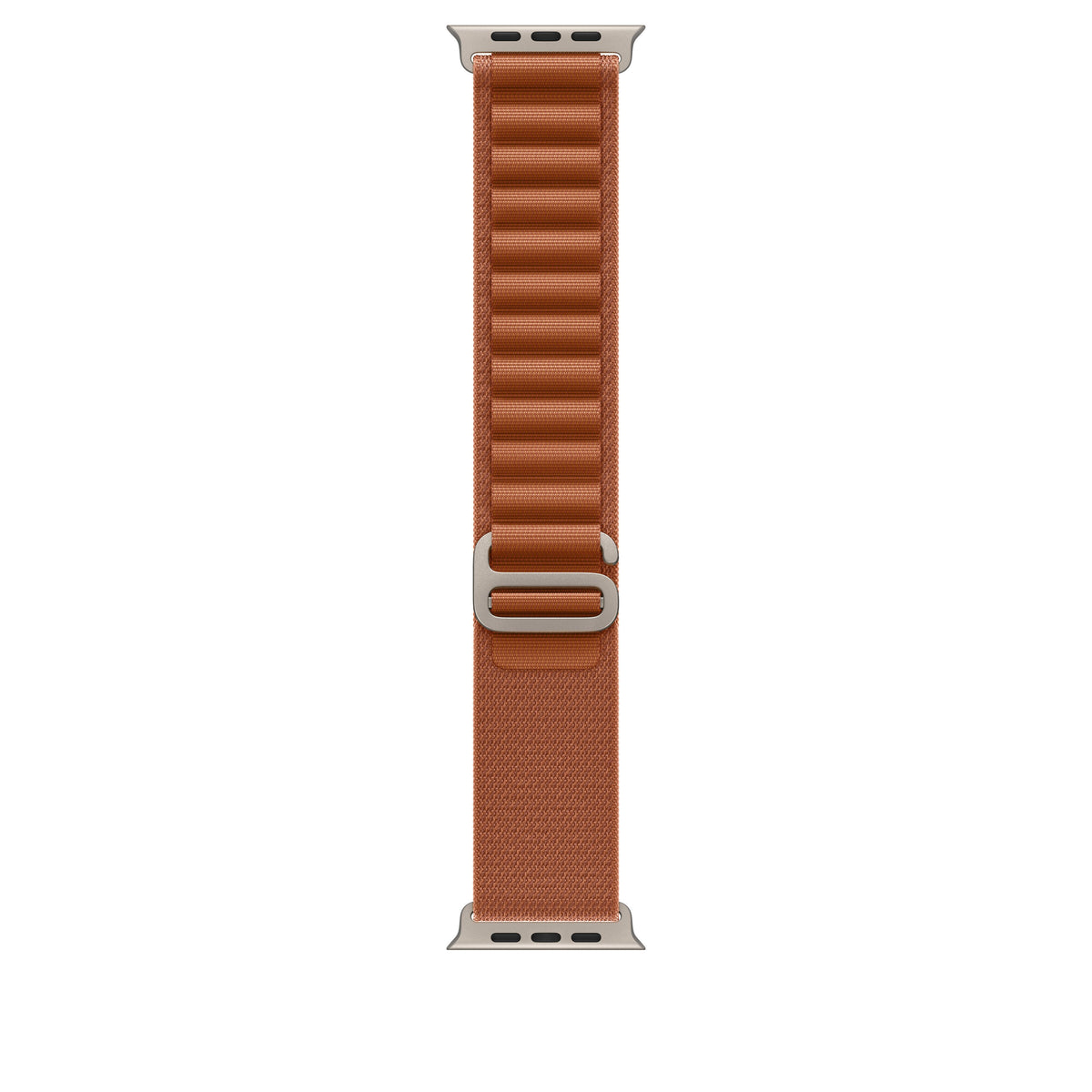 Boucle Alpine terracotta 49 mm - Large - Finition titane naturel
