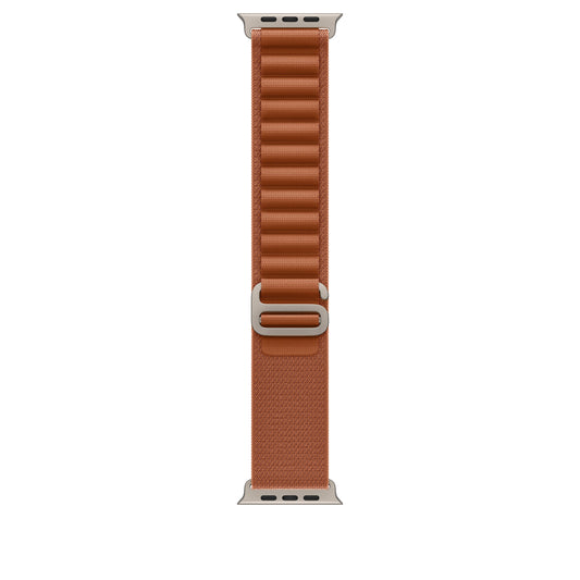 Boucle Alpine terracotta 49 mm - Large - Finition titane naturel