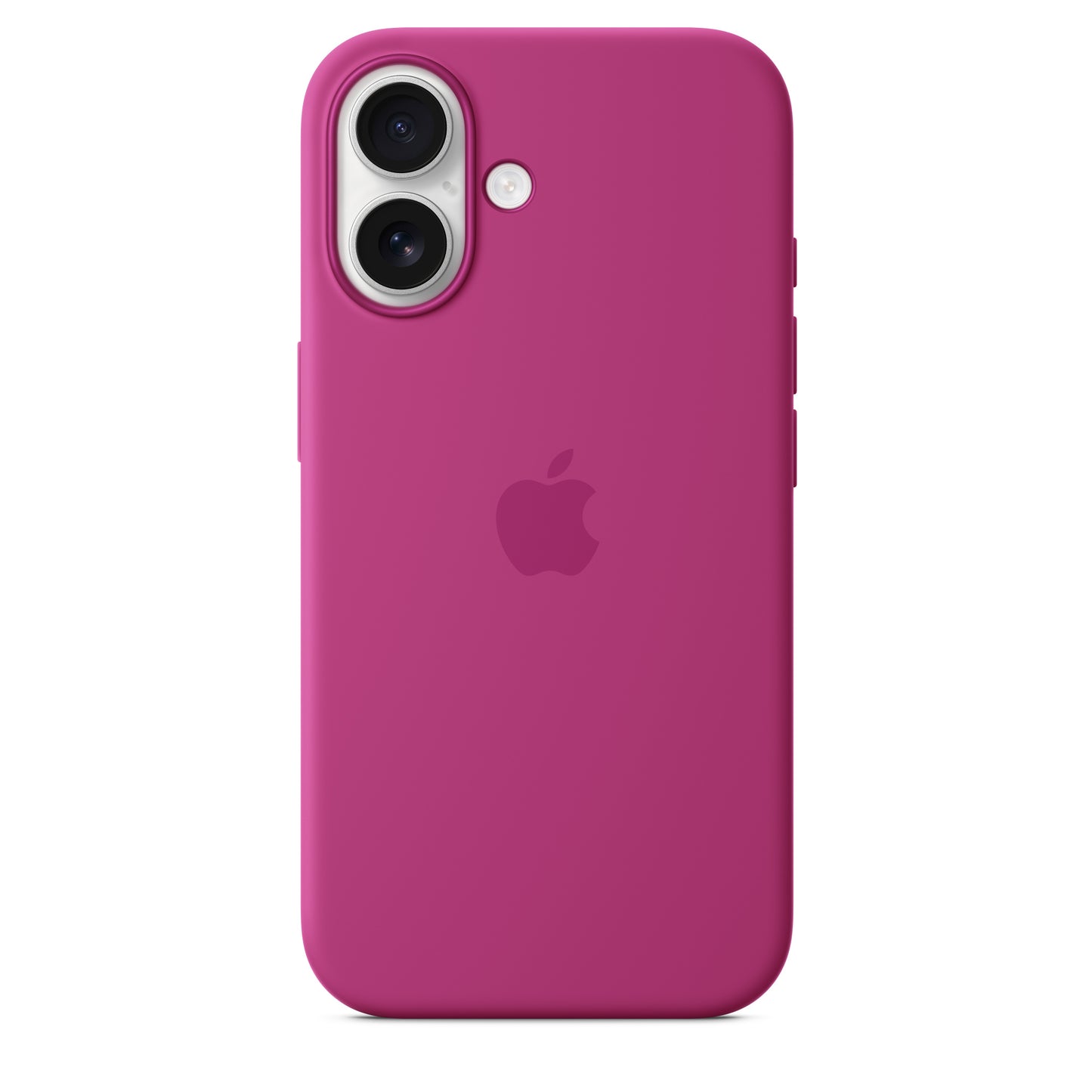 iPhone 16 Coque en Silicone avec MagSafe • Fuchsia