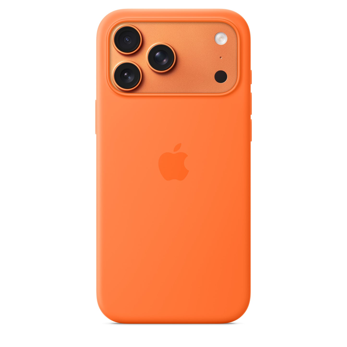 Coque en silicone avec MagSafe pour iPhone 17 Pro Max - Orange