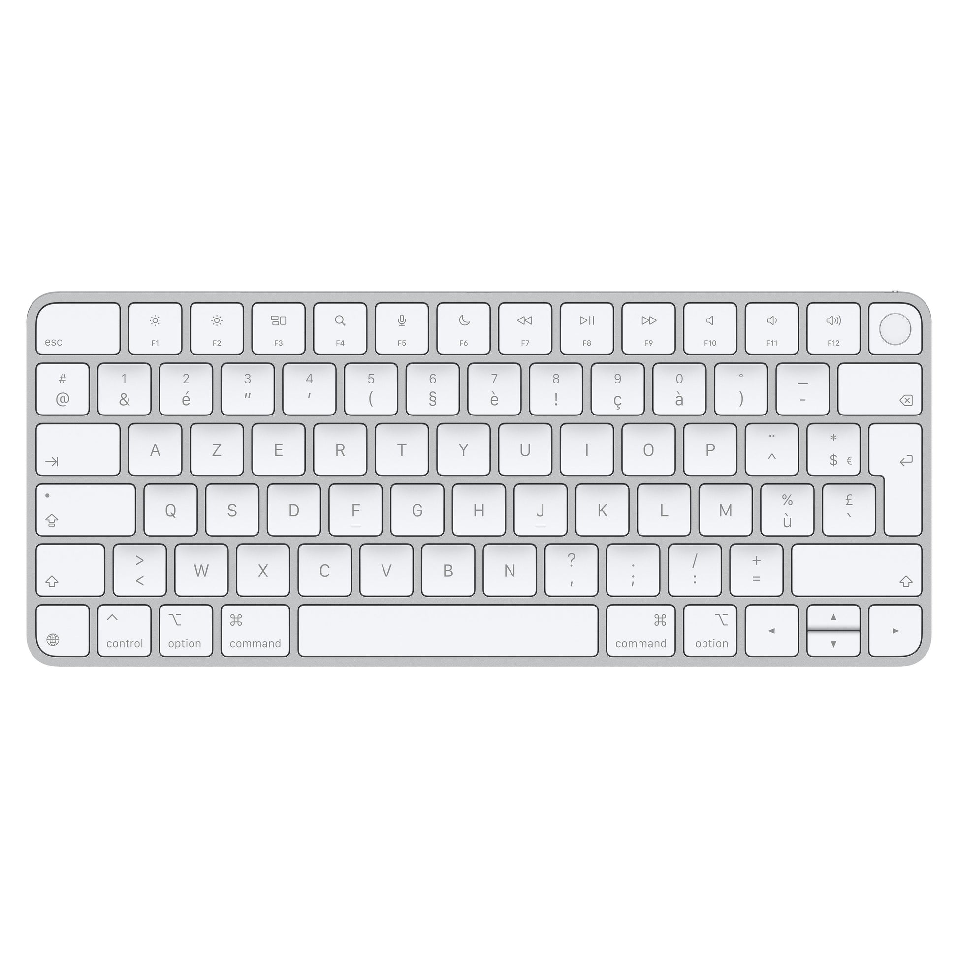 Apple Magic Keyboard avec Touch ID • Français • Blanc