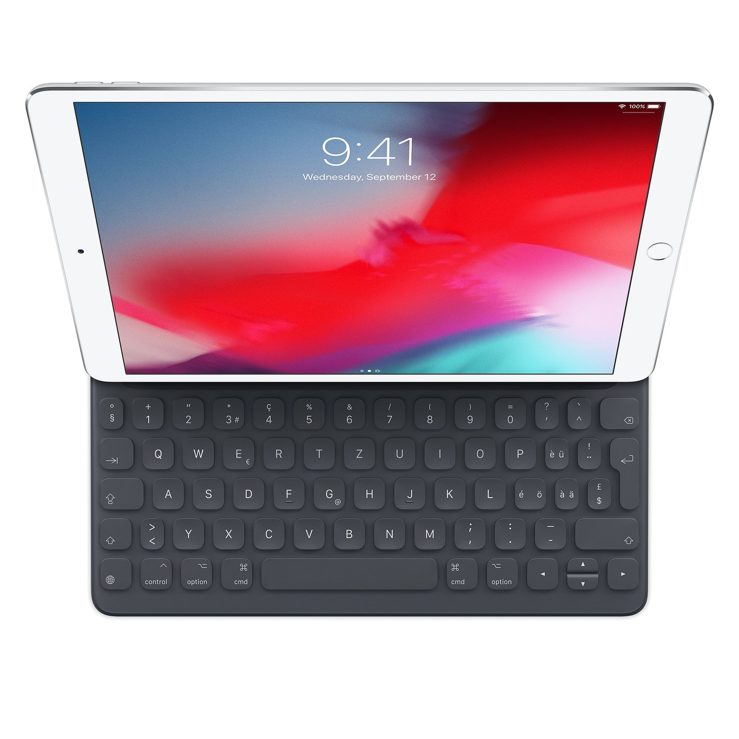 Apple Smart QWERTZ Suisse Smart Connector Noir