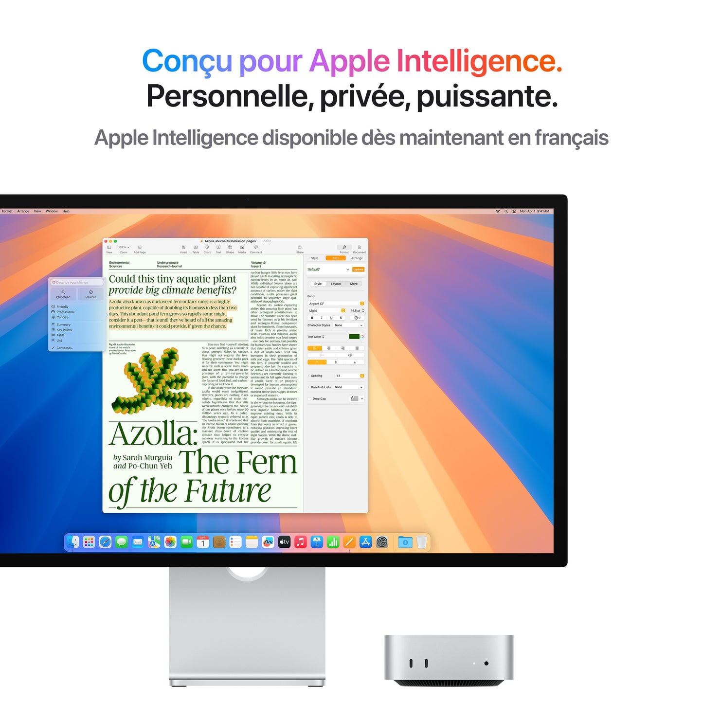 Mac mini: Puce Apple M4 Pro avec CPU 12 cœurs et GPU 16 cœurs, 512 Go SSD - Argent