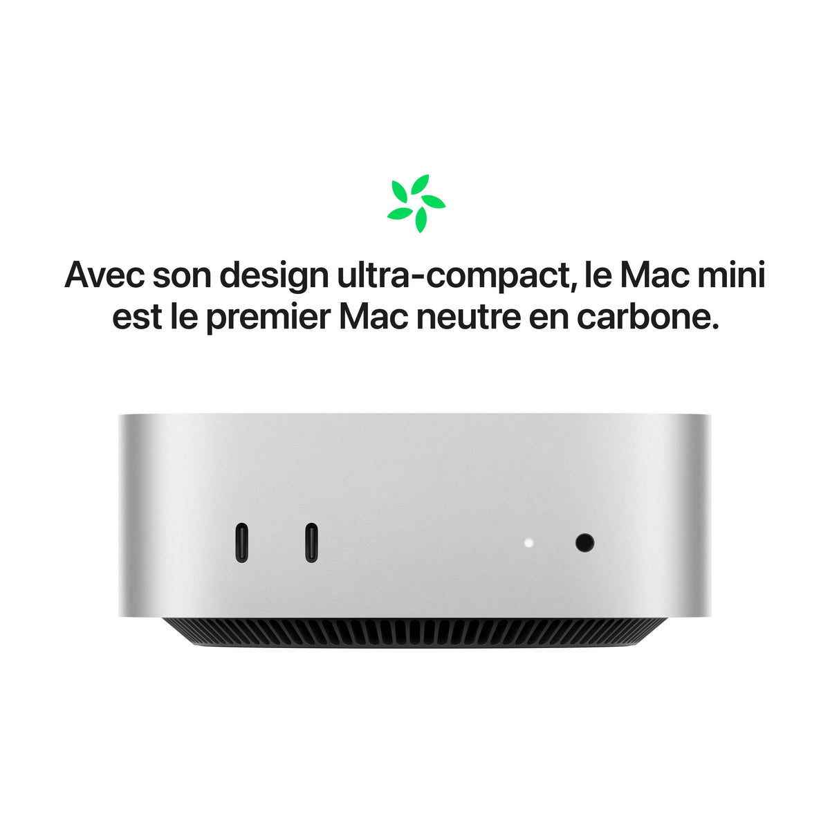 Mac mini: Puce Apple M4 Pro avec CPU 12 cœurs et GPU 16 cœurs, 512 Go SSD - Argent