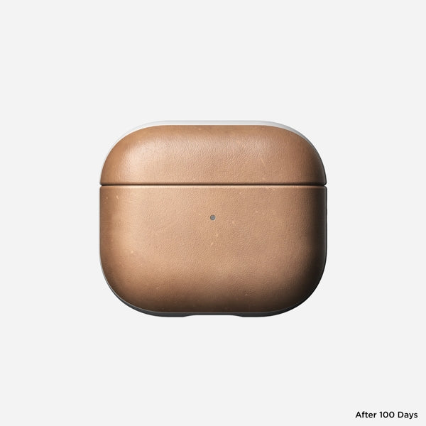 Nomad protection en cuir pour boitier Airpods 3 • Naturel