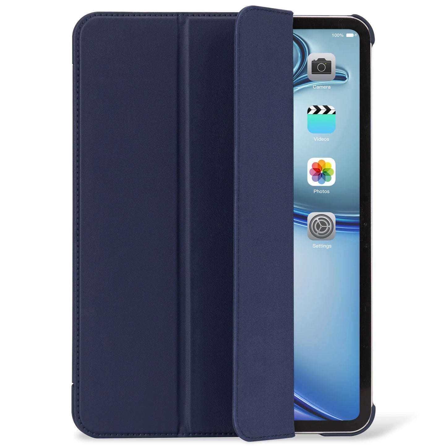 Decoded • Housse Texturée en Silicone Slim pour iPad Air 13" M2/M3 • Bleu Navy Peony