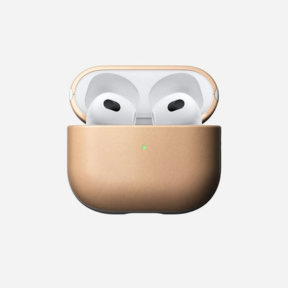 Nomad protection en cuir pour boitier Airpods 3 • Naturel