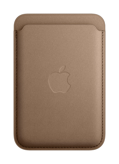 Apple • Porte‑cartes en tissage fin pour iPhone avec MagSafe • Taupe