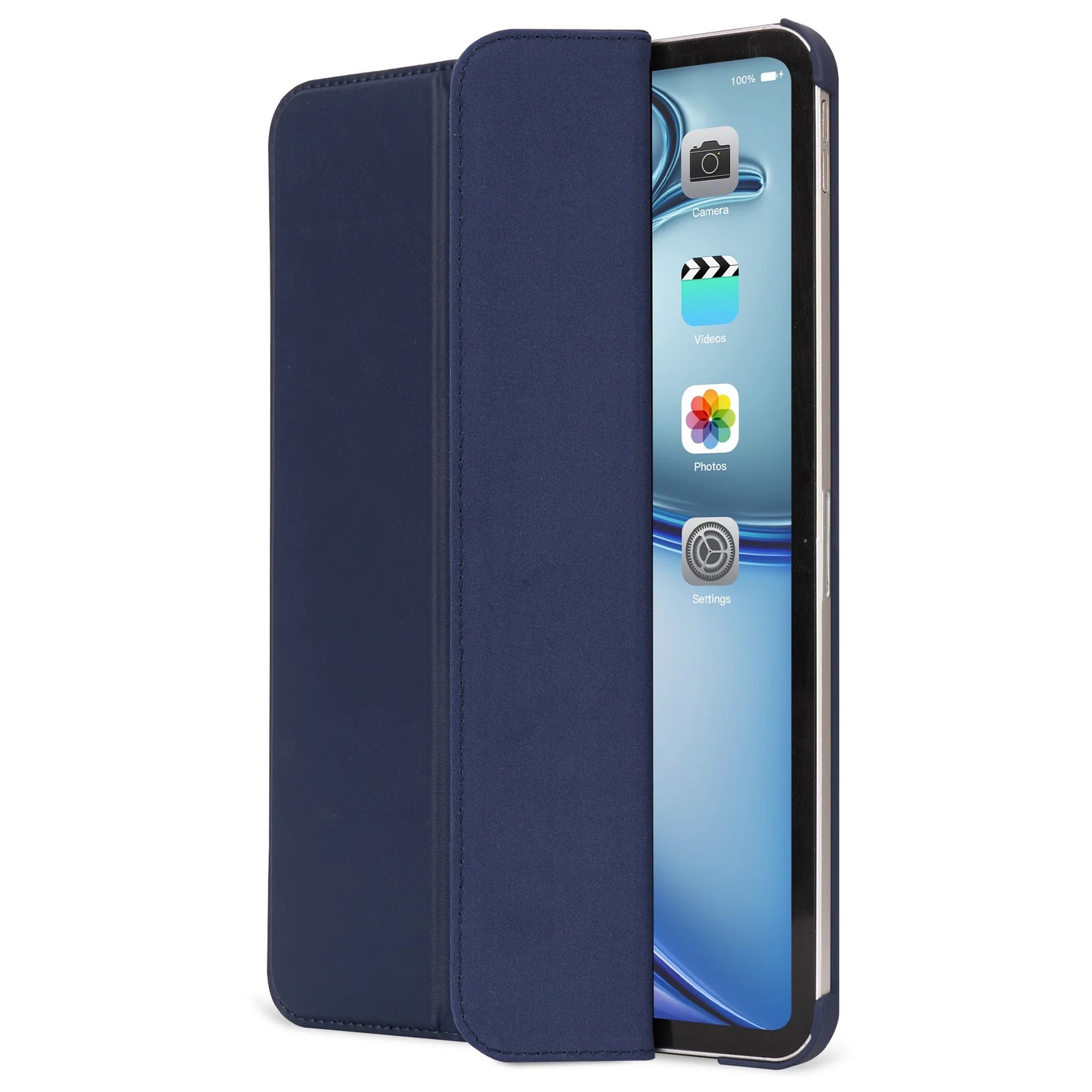 Decoded • Housse Texturée en Silicone Slim pour iPad Air 13" M2/M3 • Bleu Navy Peony