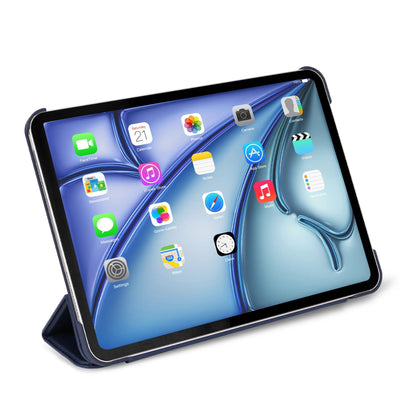 Decoded • Housse Texturée en Silicone Slim pour iPad Air 13" M2/M3 • Bleu Navy Peony