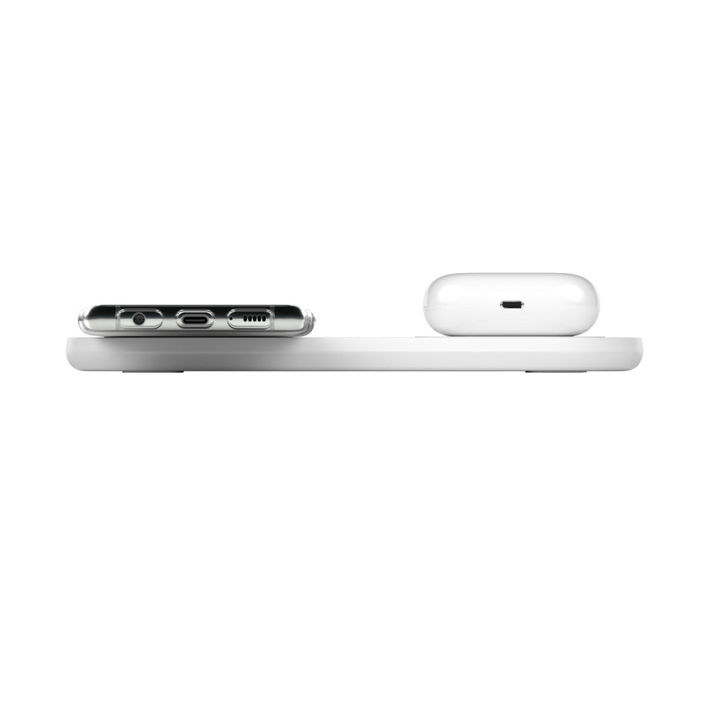 Belkin Dual Wireless Charging Pads 2x10W • Blanc