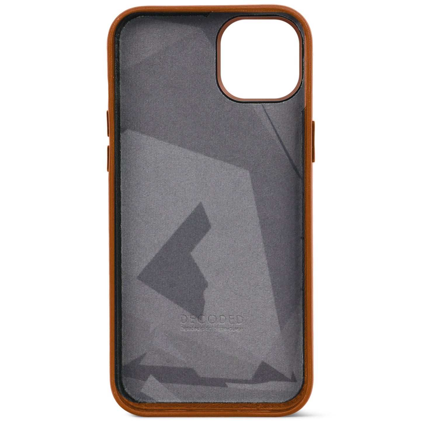 Decoded • Coque de protection en cuir pour iPhone 15 Plus • Brun